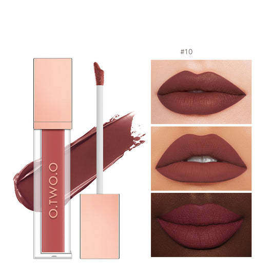 Brillo Labial Mate Terciopelo 18 Colores - Fórmula Larga Duración Anti-transferencia - Image 13