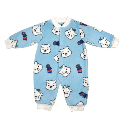 Pijama Enterizo Térmico para Bebé en Polar Coral Acolchado - Image 7