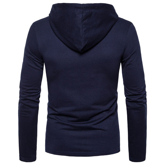 Sudadera Hoodie Pullover Manga Larga Talla Grande para Hombre - Image 5