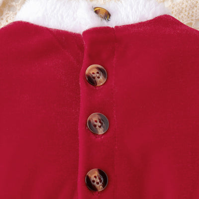 Enterizo Navideño de Felpa con Manga Larga y Gorro Coordinado - Image 15