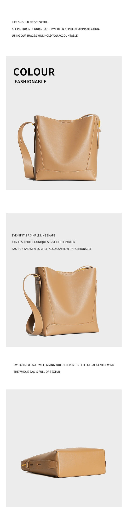 Bolso Bandolera de Cuero para Mujer con Amplia Capacidad - Image 17