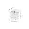 15 cm Transparent White