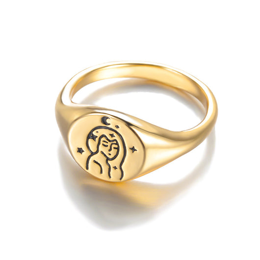 Anillo Dorado Minimalista para Mujer - Diseño Elegante y Versátil - Image 10
