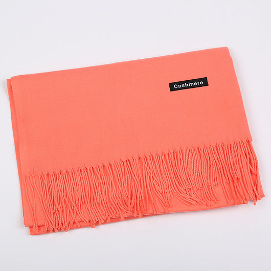 Bufanda de Cashmira Artificial Liso para Mujer 220g - Chal Cálido y Elegante - Image 13