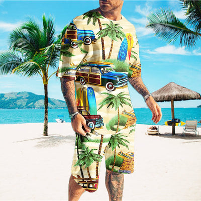 Traje Deportivo Casual Hombre Estampado Fresco - Image 14