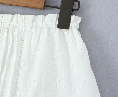 Conjunto de Blusa sin Mangas Bordada y Culotte de Algodón - Image 23
