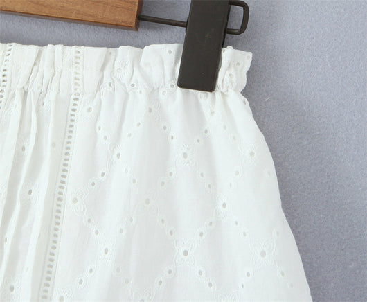 Conjunto de Blusa sin Mangas Bordada y Culotte de Algodón - Image 23