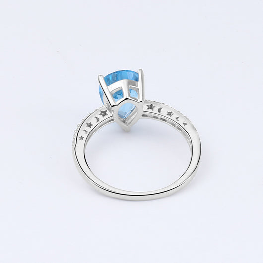 Anillo de Plata Esterlina con Piedra Natural - Diseño Minimalista - Image 3