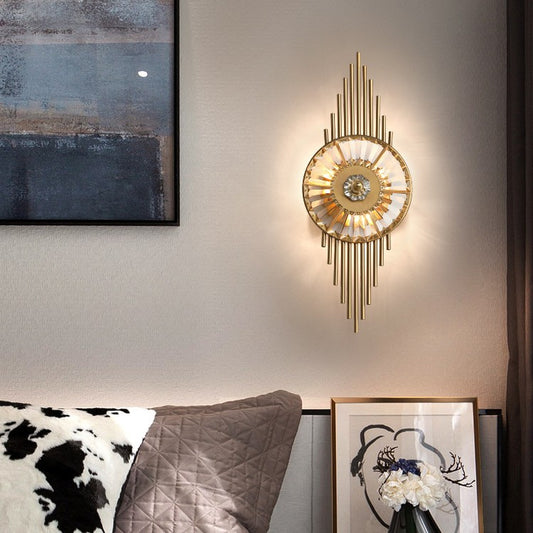 Lámpara de Mesita Estilo Chino Lujo Minimalista para Dormitorio y Sala - Image 2
