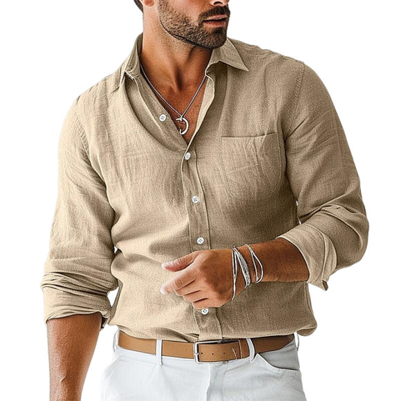 Camisa Casual para Hombre con Estampado Digital