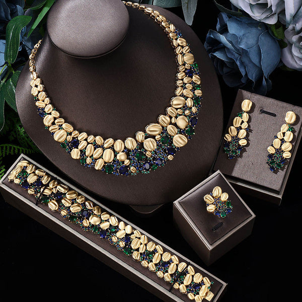 Conjunto de Collar y Aretes para Boda, Elegante y Sofisticado