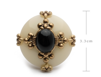 Anillo Vintage de Ágata Natural con Abeja para Hombre y Mujer - Image 6