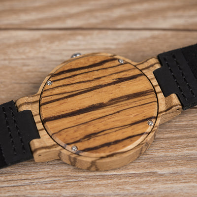 Reloj de Cuarzo con Esfera de Madera - Image 7