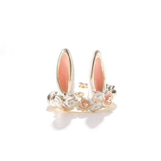 Anillo Gota de Aceite con Orejas de Conejo - Diseño Elegante para Mujer - Image 6
