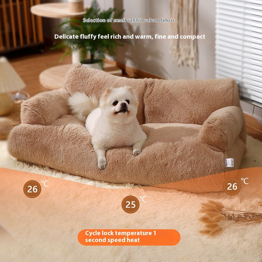 Cama Térmica Lavable para Perros y Gatos con Colchón Removible - Image 3
