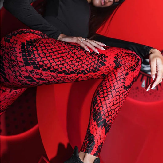 Leggings Estampado Serpiente con Levantacaderas para Fitness - Image 15