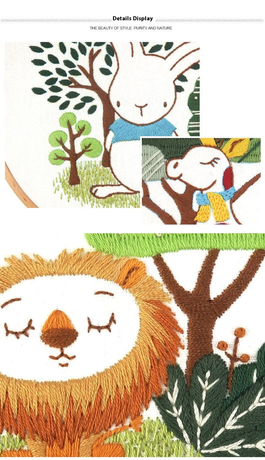Kit de Bordado Mascotas Adorables con Diseños Animados - Image 9
