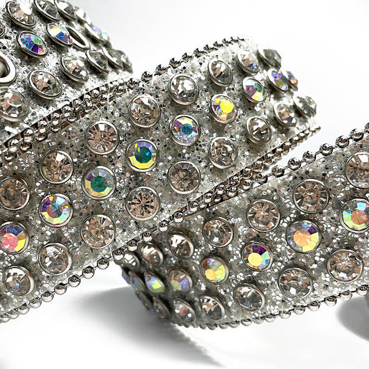 Cinturón de Moda con Remaches y Cristales Brillantes - Image 5