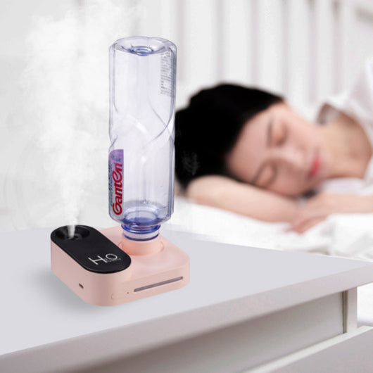 Humidificador Portátil con Botella de Agua Mineral - Recargable USB para Auto