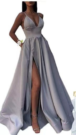 Vestido Largo Elegante con Tirantes Ajustables - Image 8