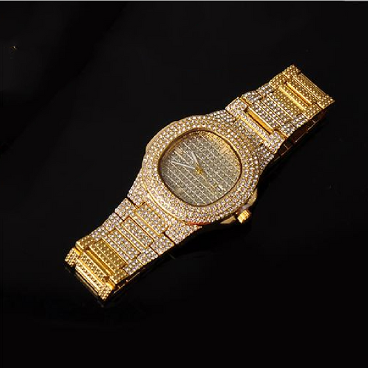 Juego de Cadena Cubana: Collar, Pulsera y Reloj - Image 7