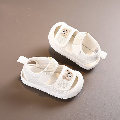 Sandalias para Bebé con Osito Bordado, Suela Suave y Antideslizante - Image 13