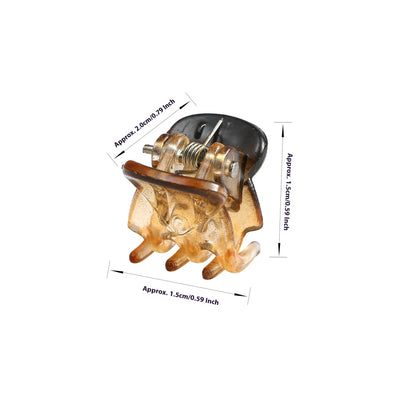 Pinza Claw Clip Negra Mate Mini 1cm - Accesorio Perfecto para Flequillos y Cabello Suelto - Image 3