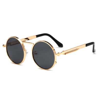 Gafas de Sol Redondas Punk con Resorte para Hombre y Mujer - Image 5