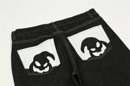 Jeans Casual Lavados con Estampado de Bolsillo para Hombre - Image 4