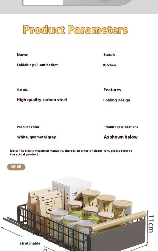Canasta Organizadora Plegable Multifuncional para Cocina y Baño - Image 17