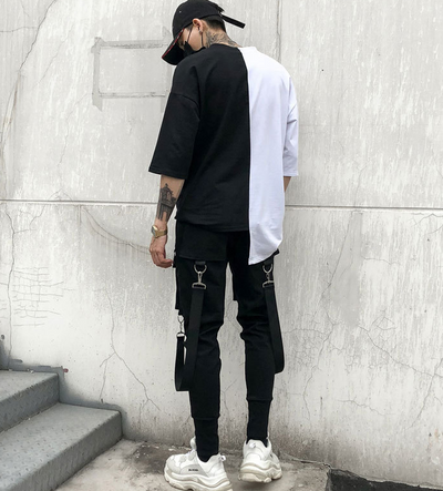 Pantalones Casuales Harlan Wei con Detalles de Cinta - Image 23