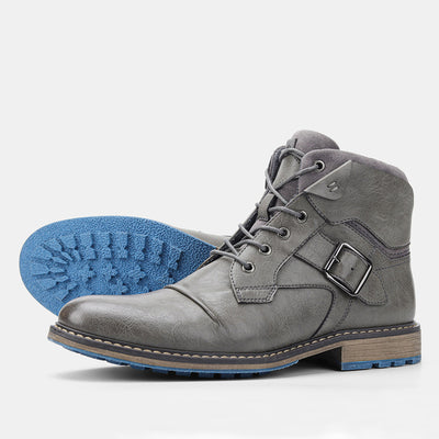 Botas de Cuero para Hombre Talla Grande - Estilo Clásico - Image 19