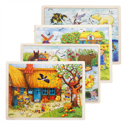 Rompecabezas Educativo Infantil de Madera 60 Piezas - Image 2