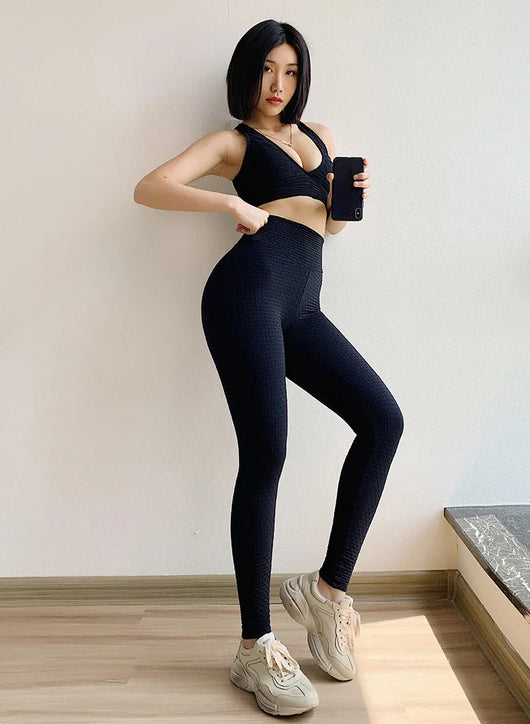 Pantalones deportivos de secado rápido para yoga y entrenamiento - Image 20