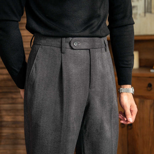 Pantalones Rectos Gruesos para Otoño e Invierno - Image 8