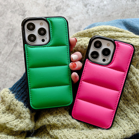 Funda para Celular Acolchada Estilo Chaqueta Dowm - Image 4