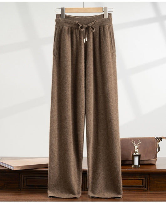 Pantalón de Vestir Elástico Cintura Alta Holgado Pierna Recta - Image 15