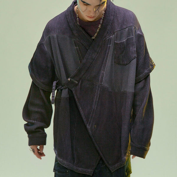 Cardigan Hanfu Teñido a Mano para Hombre y Mujer