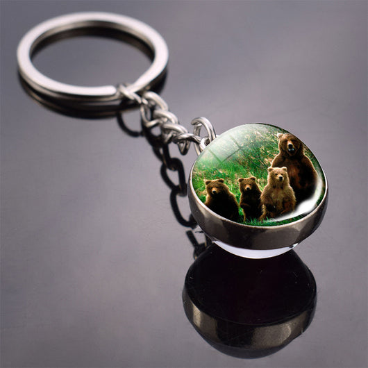 Llavero Luminoso con Esfera de Cristal Animal - Accesorio de Moda Brillante - Image 5