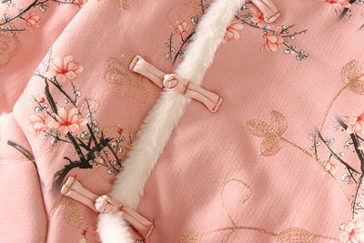 Chaqueta Acolchada de Algodón Grueso Estilo Chino para Mujer - Image 12