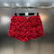 Falda Floral con Detalles Tridimensionales