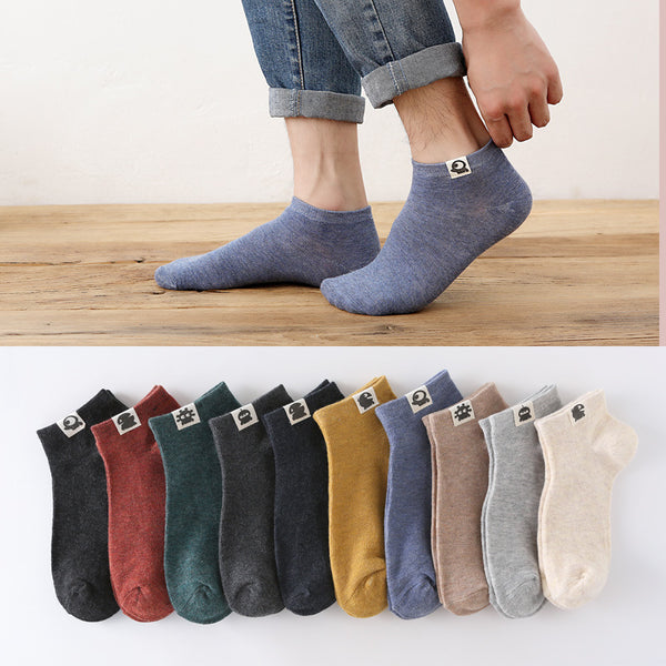Calcetines Retro de Cintura Baja y Corte Bajo