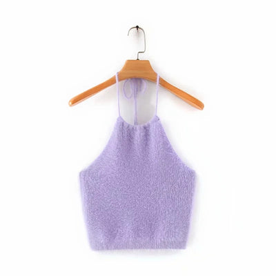 Blusa Halter Cuello Cruzado Versátil para Mujer - Image 13