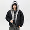 Chaqueta Acolchada de Algodón con Cuello de Forro Polar Retro para Hombre