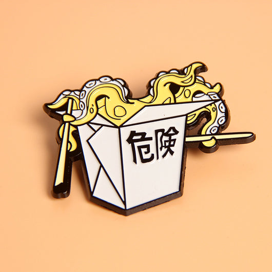 Broche Aleación Cartoon Peligro - Insignia de Moda - Image 9