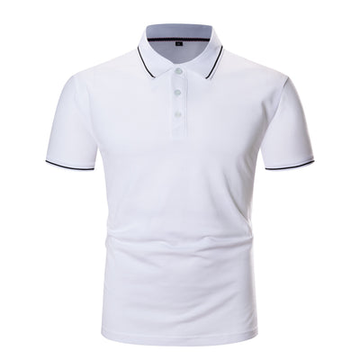 Camisa Casual de Solapa con Manga Corta Absorbente - Image 10