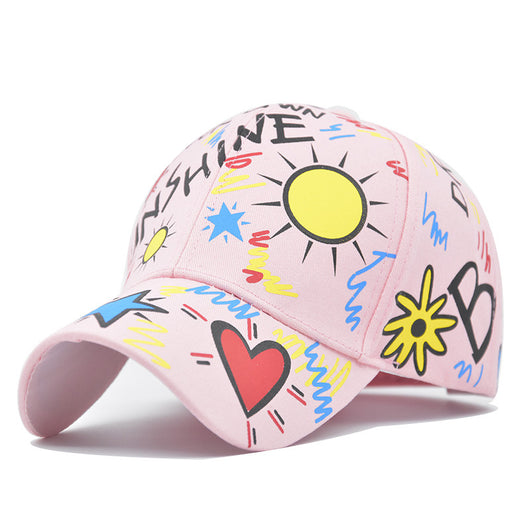 Gorra de Verano con Visera Curva y Estampado - Protección Solar Moderna - Image 3