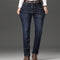Jeans Rectos Holgados Gruesos para Hombre