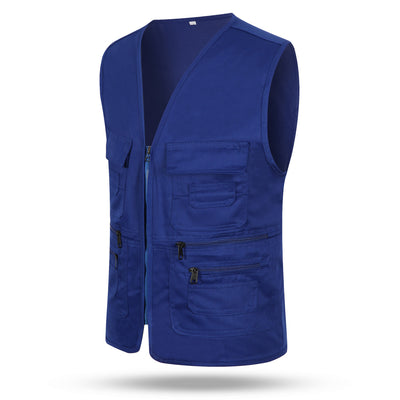Chaleco Multibolsillos Unisex de Poliéster-Algodón - Image 10