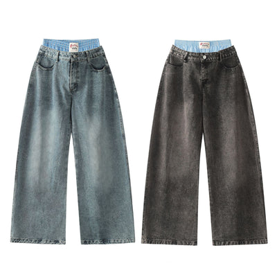 Jeans Rectos Vintage Lavados para Hombre - Estilo Urbano Otoño - Image 13